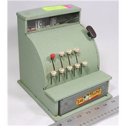 1950'S METAL TOM THUMB CASH REGISTER WORKS TOY
