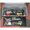 Image 1 : 22" GREY TOOLBOX FILLED WITH TOOLS.