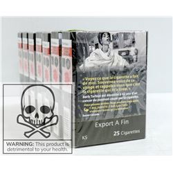 7 PACKS WITH 25 SMOKES EXPORT A FINE KS