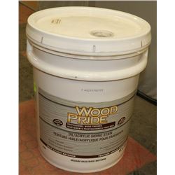 18L PAIL OF WOOD AND PRIDE OIL/ACRYLIC WHITE STAIN