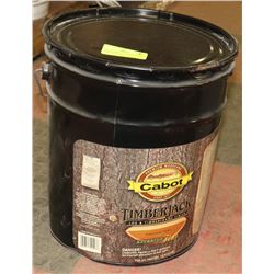 5GAL BUCKET OF CABOT EXTERIOR STAIN-PINECONE FLAT-