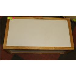 STORAGE BENCH. 30" X 16".