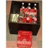 Image 1 : WOODEN BOX FILLED WITH VINTAGE COKE PRODUCTS