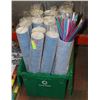 Image 1 : CRATE OF TAKEOUT CUPS, STRAWS & LIDS