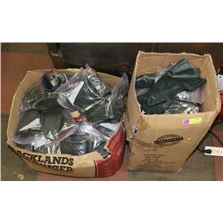 2 BOXES OF RUBBER GLOVES
