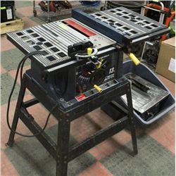 SMALL RYOBI PORTABLE 10” TABLE SAW
