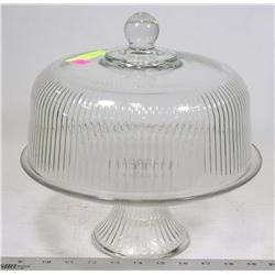 LIDDED CAKE SERVER