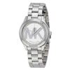 Image 2 : NEW MICHAEL KORS MINI RUNWAY SILVER DIAL MSRP $315
