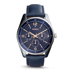 NEW FOSSIL TRIPLE CHRONO OCEAN BLUE DIAL MSRP $219