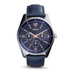 Image 1 : NEW FOSSIL TRIPLE CHRONO OCEAN BLUE DIAL MSRP $219