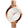 Image 3 : NEW MICHAEL KORS ROSE GOLD/BROWN BAND MSRP $275
