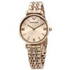 Image 2 : NEW EMPORIO ARMANI ROSE GOLD TONE WATCH MSRP $485