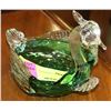 Image 1 : VINTAGE ART GLASS BIRD DISH