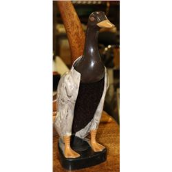 VINTAGE BAKELITE DUCK BOOT BRUSH  11" TALL