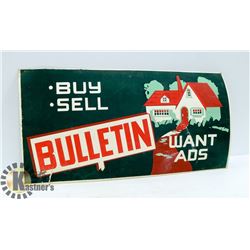 1940S EDMONTON BULLETIN STREET CAR HOME AD