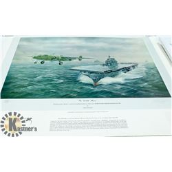 JIMMY DOOLITTLE SIGNATURE ON LIMITED PRINT