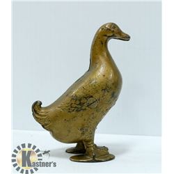 ANTIQUE CAST IRON DUCK PIGGY BANK