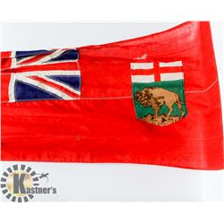 WW2 LINNEN MANITOBA FLAG CANADIAN