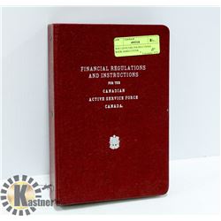 WW2 OFFICERS INSTRUCTIONS BOOK HARD COVER