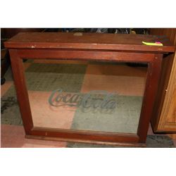 GENERAL STORE COCA COLA SIGN IN OAK FRAME