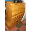 Image 1 : DROP LEAF WRITING DESK WITH 3 DRAWERS, 31 X 16 X 4