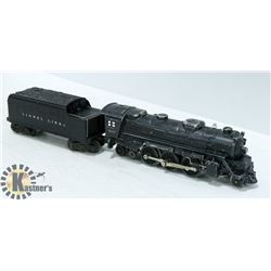 ESTATE LIONEL 637 STEAM LOCOMOTIVE 2-6-4 WITH