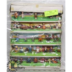 LOT OF 33 HAND PAINTED HANNA BARBARA MARX FIGURES