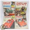 Image 1 : LOT OF 4  1950'S POPULAR SCIENCE MAGAZINES