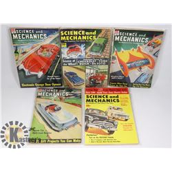 LOT OF 5 40'S TO 50'S SCIENCE AND MECHANICS