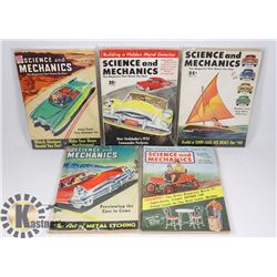 LOT OF 5 40'S TO 50'S SCIENCE AND MECHANICS