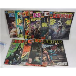 LOT OF 10 OLD SCHOOL EERIE HORROR MAGAZINES
