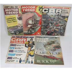 LOT OF 5 1960'S MUSCLE CARS HOT RODS MAGAZINES