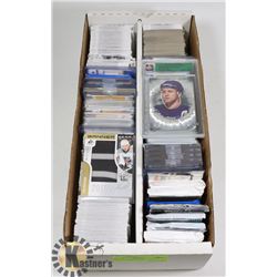 1500 COUNT BOX WITH VARIOUS HOCKEY CARDS AND