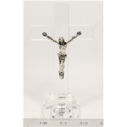 CRYSTAL CRUCIFIX STATUE