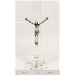 CRYSTAL CRUCIFIX STATUE