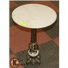 Image 1 : GRANITE SIDE TABLE, 21 INCH TALL
