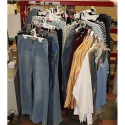EXTRA LOT OF ASSORTED STORE CLOSURE CLOTHING