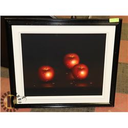 FRAMED OIL ON CANVAS "APPLES' SIGNED K,MASON
