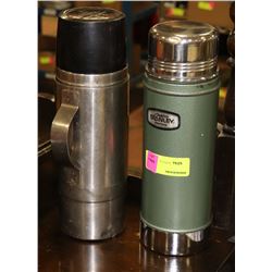 LOT OF 2 VINTAGE THERMOSES