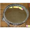Image 1 : SOLID METAL FRAMED CHAIN LINK MIRROR