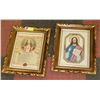 Image 1 : LOT OF 2 WOOD FRAMED JESUS PICTURES 16" X 12"