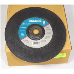 BOX OF 10 GRINDING WHEELS 24 GRIT, 9" X 1/4" X 7/8