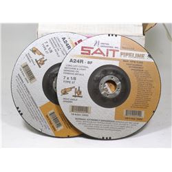 25 SAIT TYPE 27 CUTTING & LIGHT GRINDING WHEELS