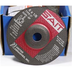 25 SAIT TYPE 27 DEPRESSED CENTRE CUTTING WHEELS