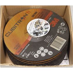 10 CUBITRON 7" X 1/8" X 7/8" CUT & GRIND WHEELS