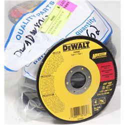 62 DEWALT 4-1/2" X .045 X 7/8" METAL STAINLESS