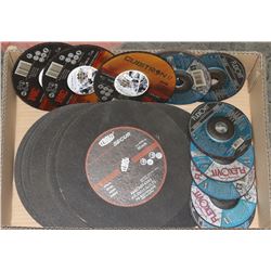 BOX OF ASSORTED 5", 6" & 10" DISCS