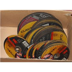 BOX OF ASSORTED 5", 6" & 7" DISCS