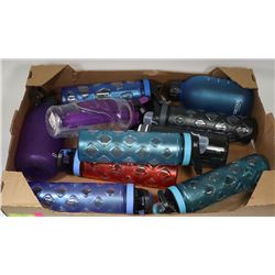 FLAT OF EDDIE BAUER GYM-SCHOOL BOTTLES