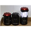 Image 1 : LOT OF 3 EDDIE BAUER 100 LUMEN LANTERNS WORKING